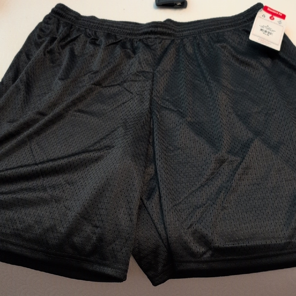 Champion Mens  Black Mesh Athletic Shorts